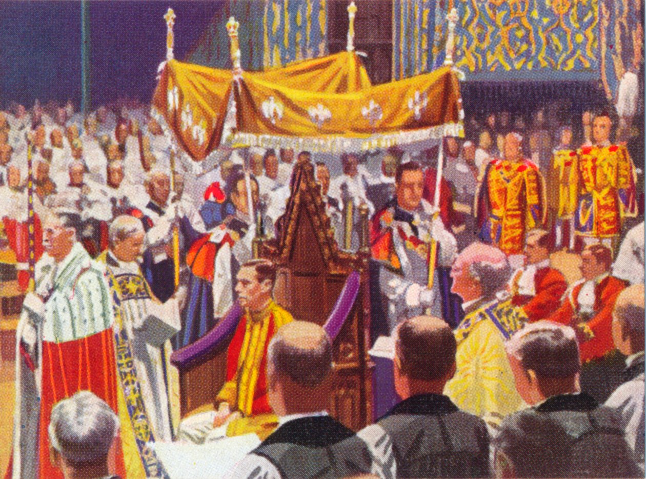 Kroningen av kong George VI 1895-1952, 12. mai 1937 av Unbekannt