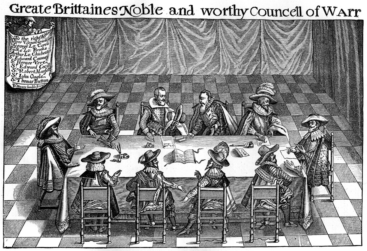 Krigsrådet, 1623-1624, 1893 av Unbekannt