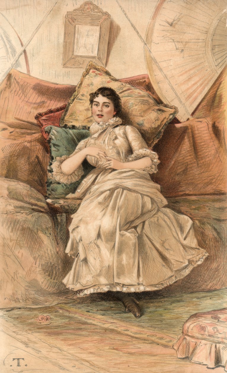 Grevinnen av Dalhousie, 1883 av Unbekannt