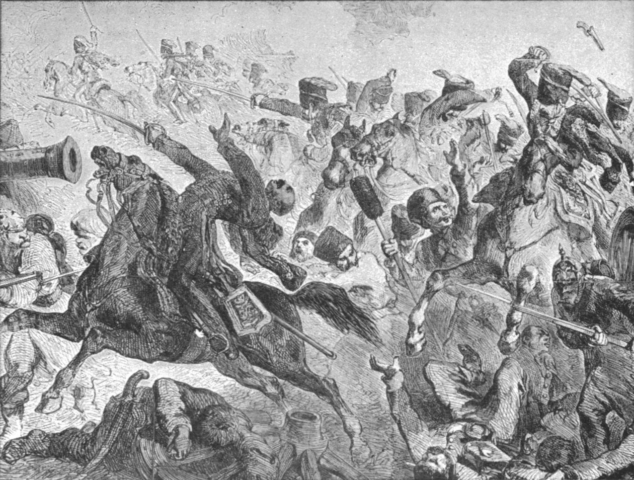 Krimkrigen, 1854-56: Slaget ved Balaclava: The Charge of the Light Brigade, 1854, 1901. av Unbekannt