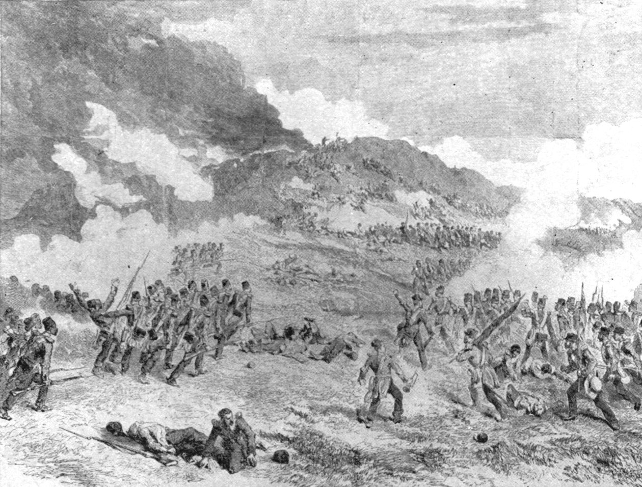 Krimkrigen, 1854-56: The Taking of Sebastopol: Storming the Redan, 8. september 1855, 1901. av Unbekannt