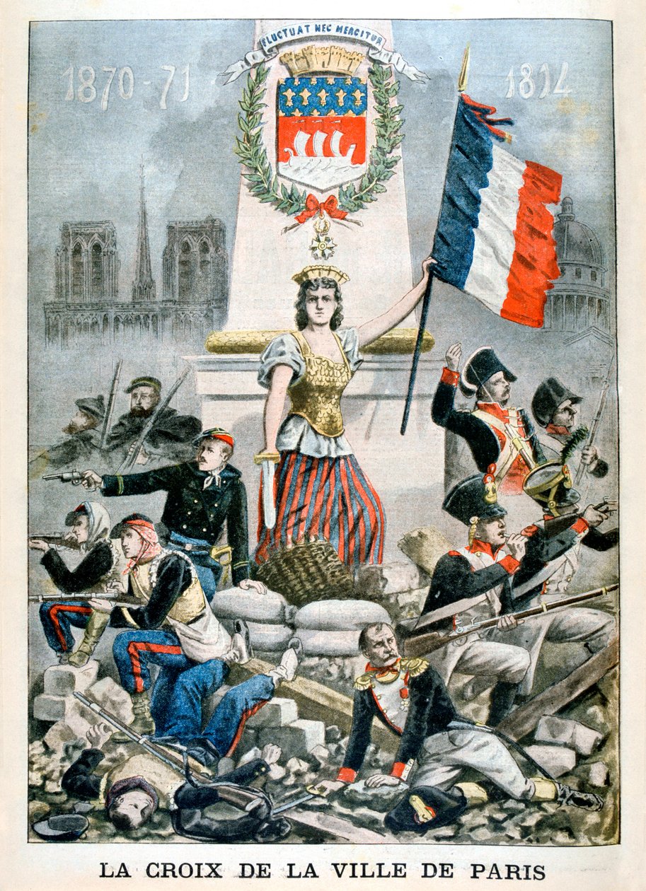 Korset av byen Paris, 1901 av Unbekannt