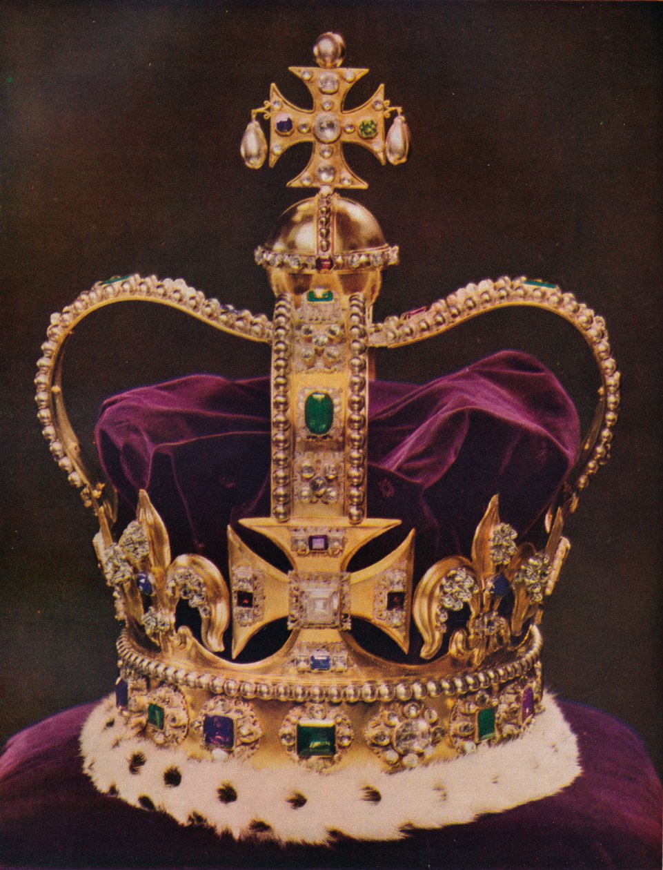 The Crown of England, St Edwards Crown, c1937 av Unbekannt