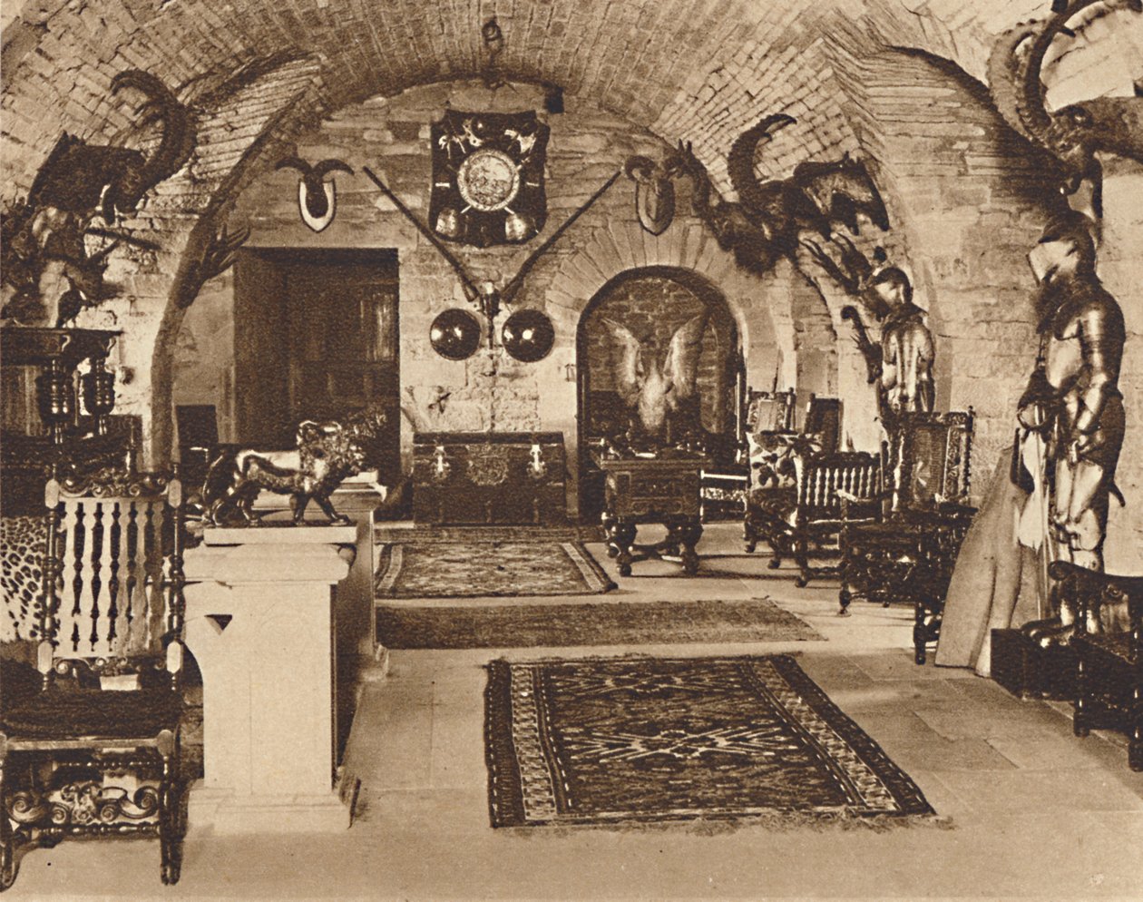Krypten, Glamis Castle, c1933 1937 av Unbekannt
