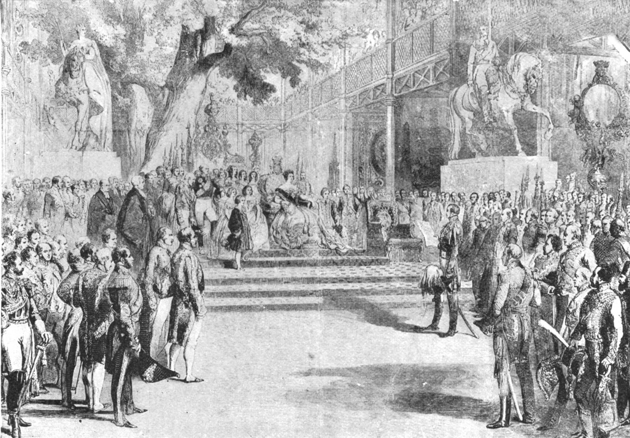The Crystal Palace, Hyde Park, 1851: Åpnet av dronning Victoria, 1. mai 1901. av Unbekannt