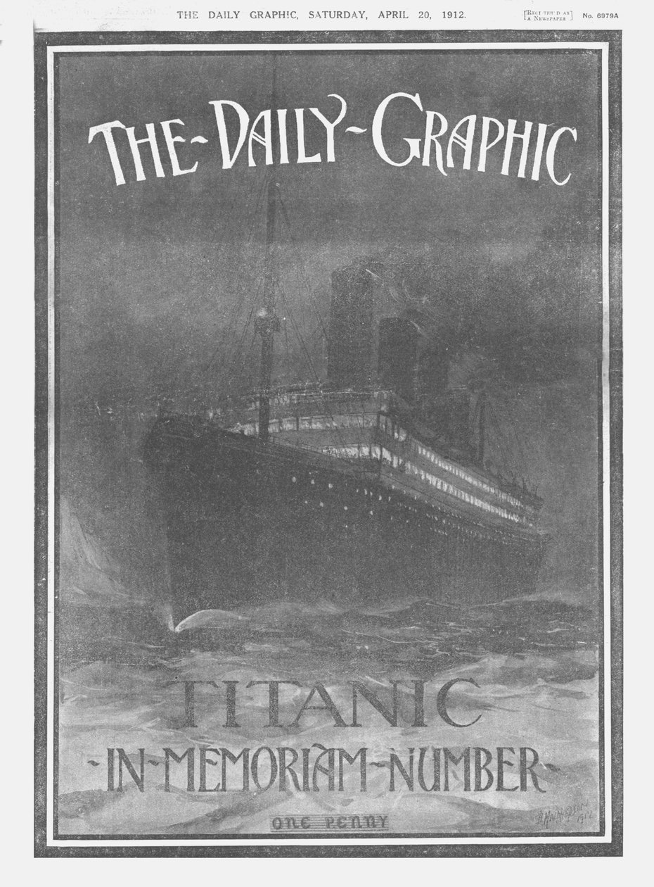 The Daily Graphic - Titanic-In-Memoriam-Number, forside, 20. april 1912. av Unbekannt