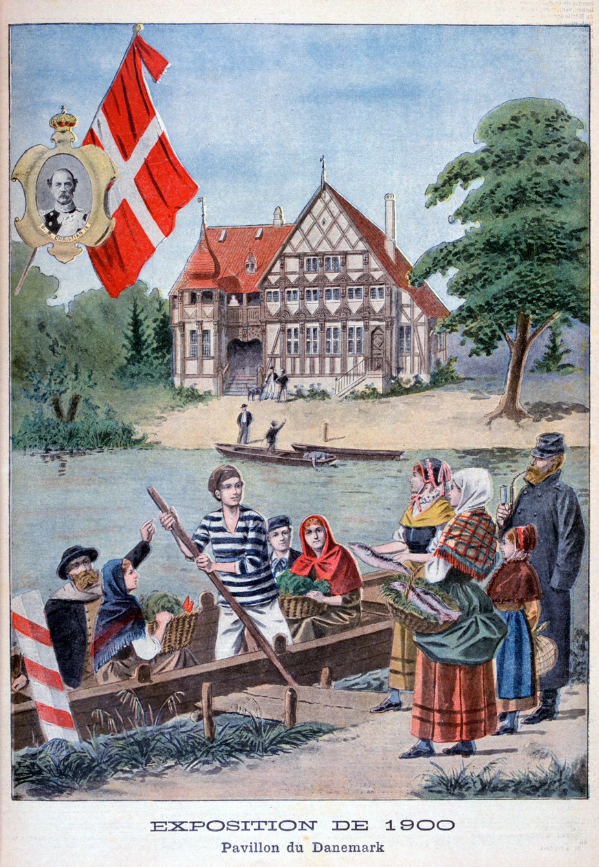 Den danske paviljongen på verdensutstillingen i 1900, Paris, 1900 av Unbekannt