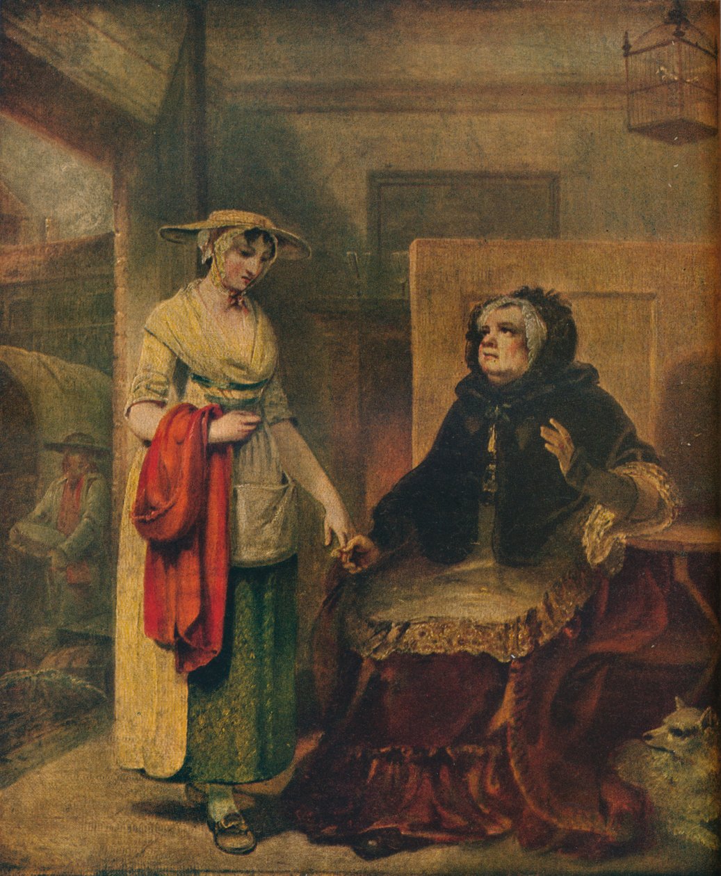 The Daughters Departure, 1700-tallet, 1921 av Unbekannt
