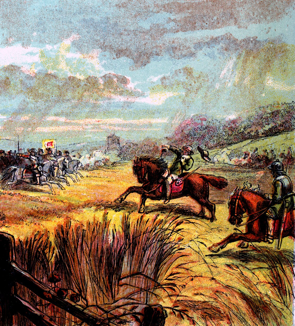 John Hampdens død, 1643, c1850 av Unbekannt