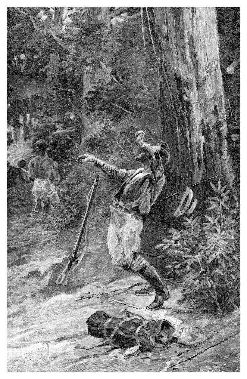 Kennedys død, Queensland, Australia, 1848, 1886 av Unbekannt