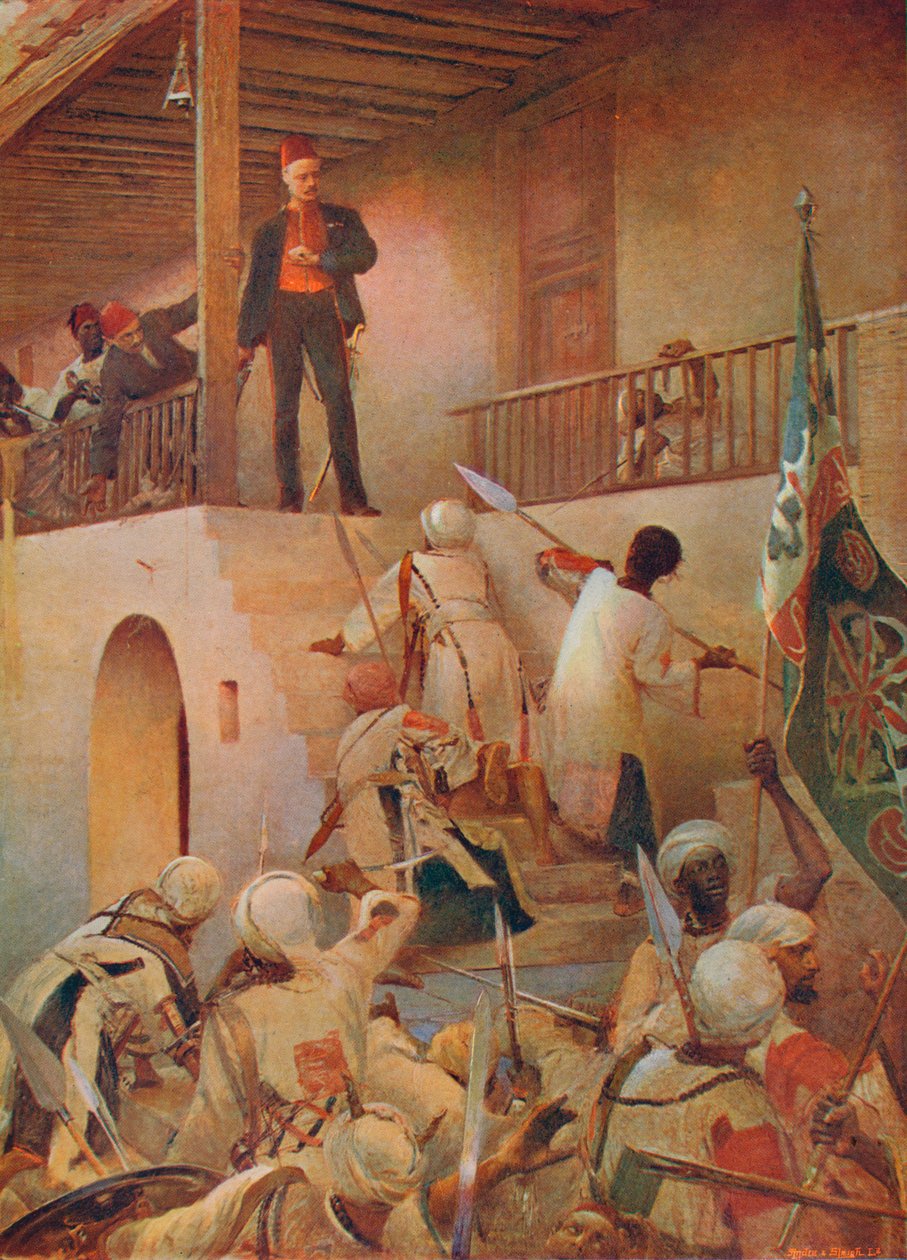 General Gordons død, Khartoum, 26. januar 1885, 1893 1906 av Unbekannt
