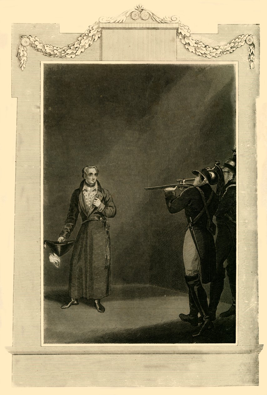 Murats død, 1815, 1816. av Unbekannt