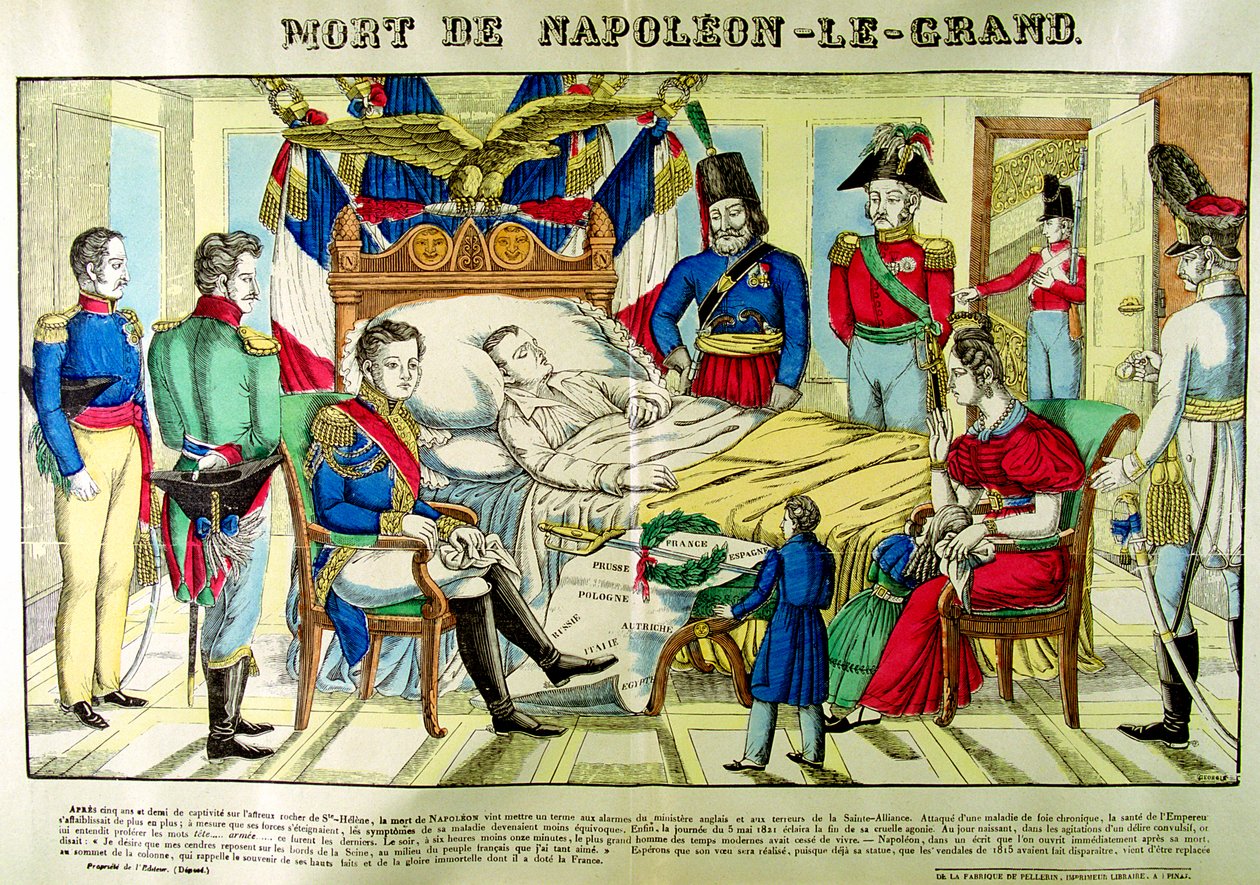 Napoleon den stores død, 5. mai 1821, 1825 av Unbekannt