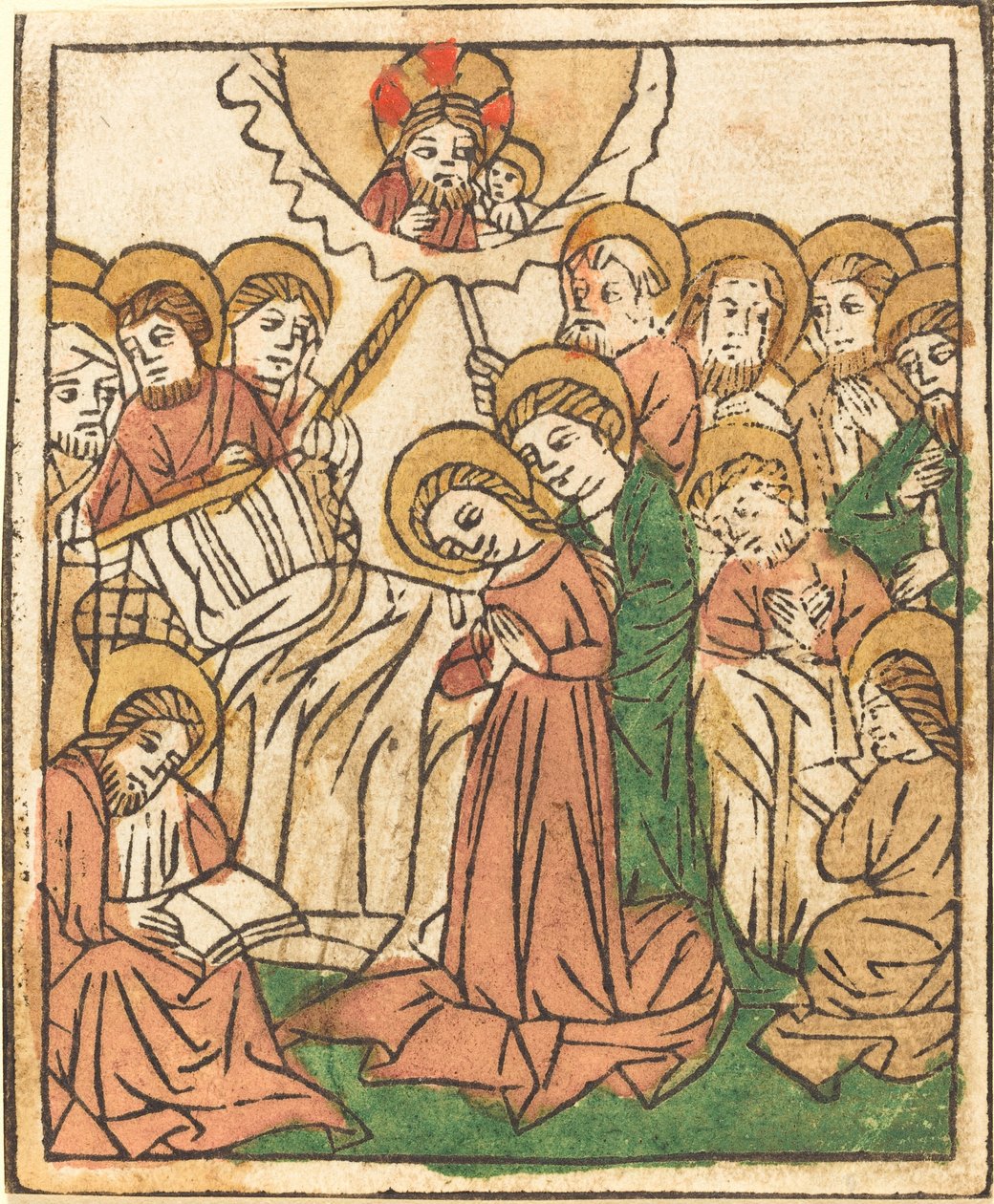 Jomfruens død, ca. 1460. av Unbekannt