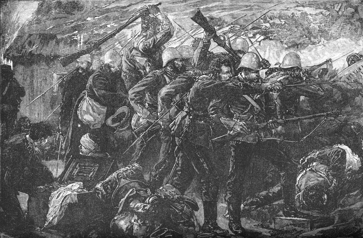 Forsvaret av Rorkes Drift, c1880 av Unbekannt