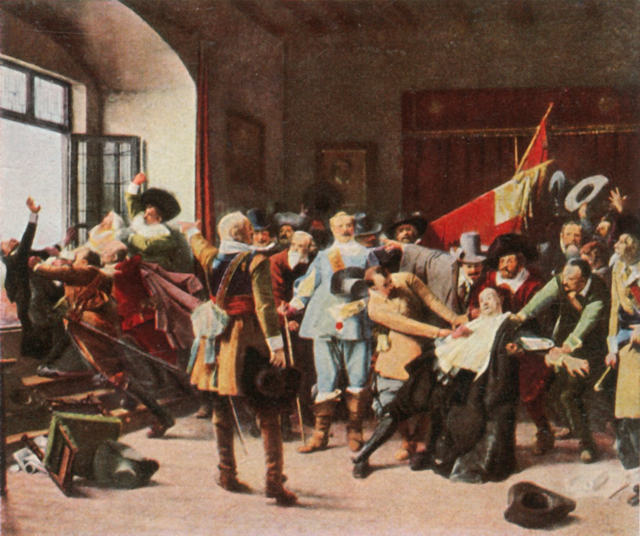 Prahas forsvar, 23. mai 1618, 1936. av Unbekannt
