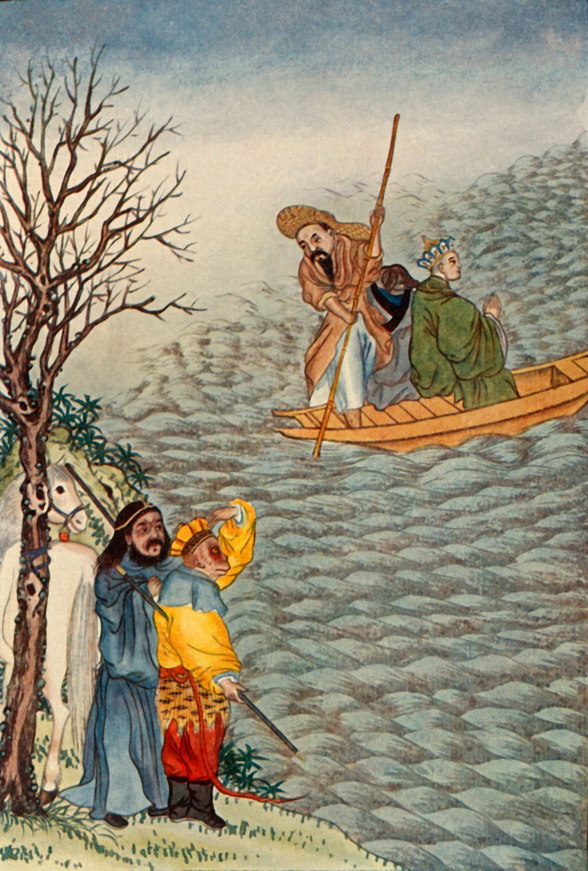 'The Demons of Blackwater River Carry Away the Master', 1922. av Unbekannt