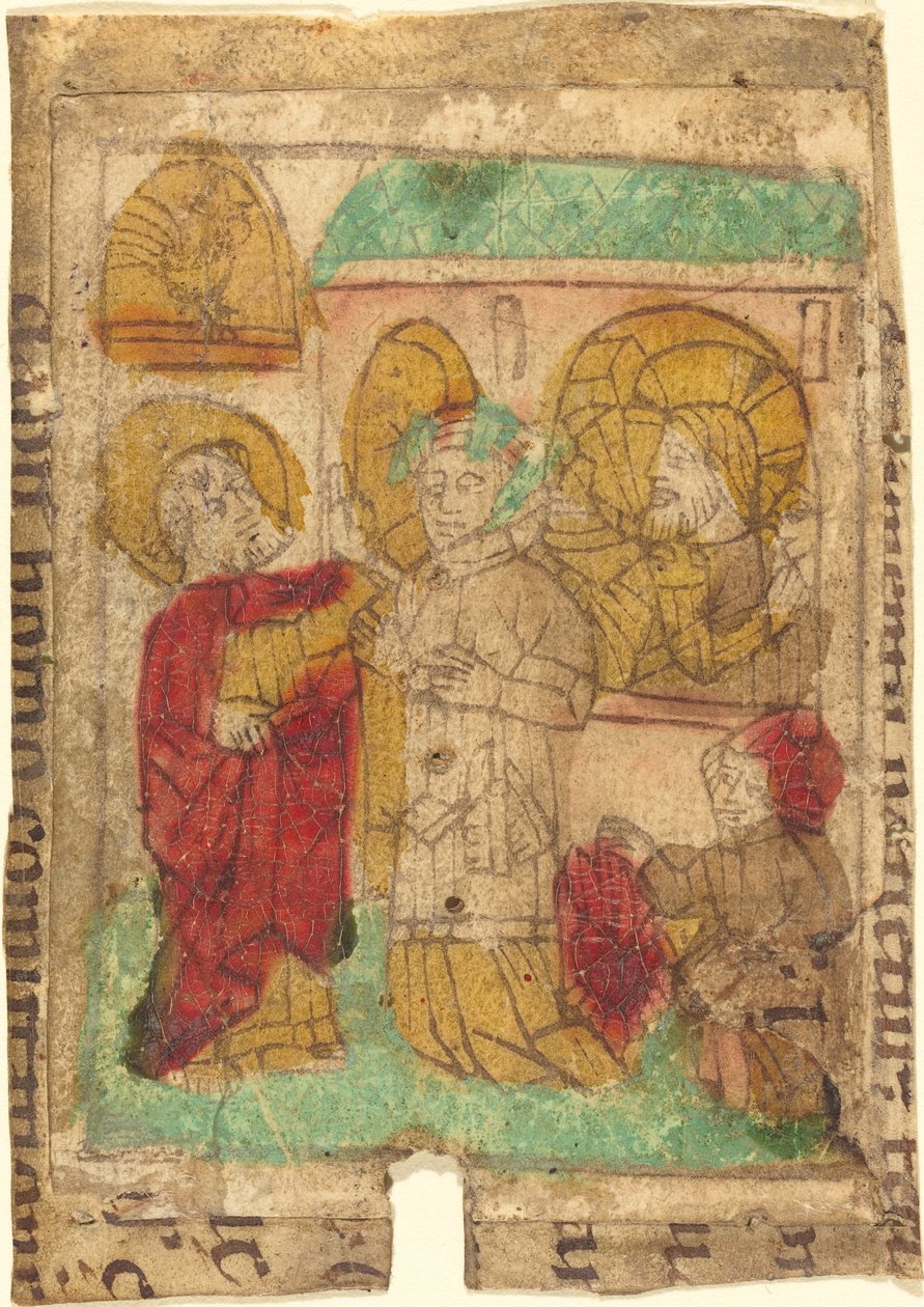 Fornektelsen av Peter, ca. 14551465. av Unbekannt