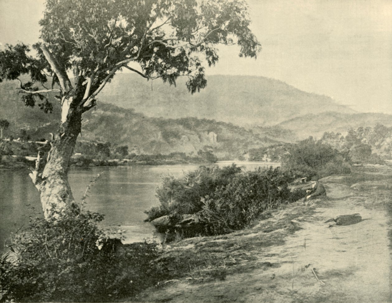 Derwent i New Norfolk, 1901. av Unbekannt