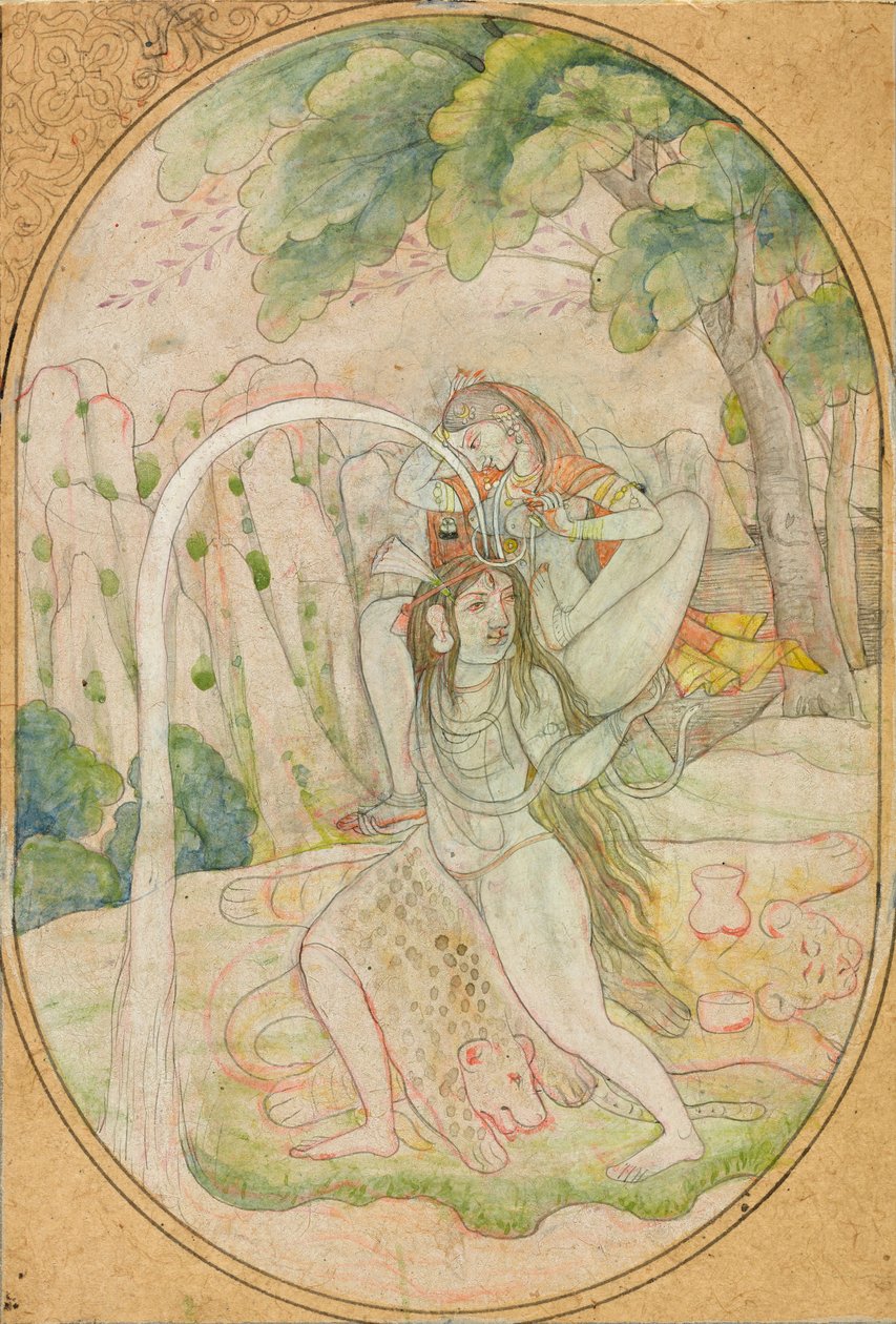 Nedstigningen til Ganges, ca. 1800. av Unbekannt
