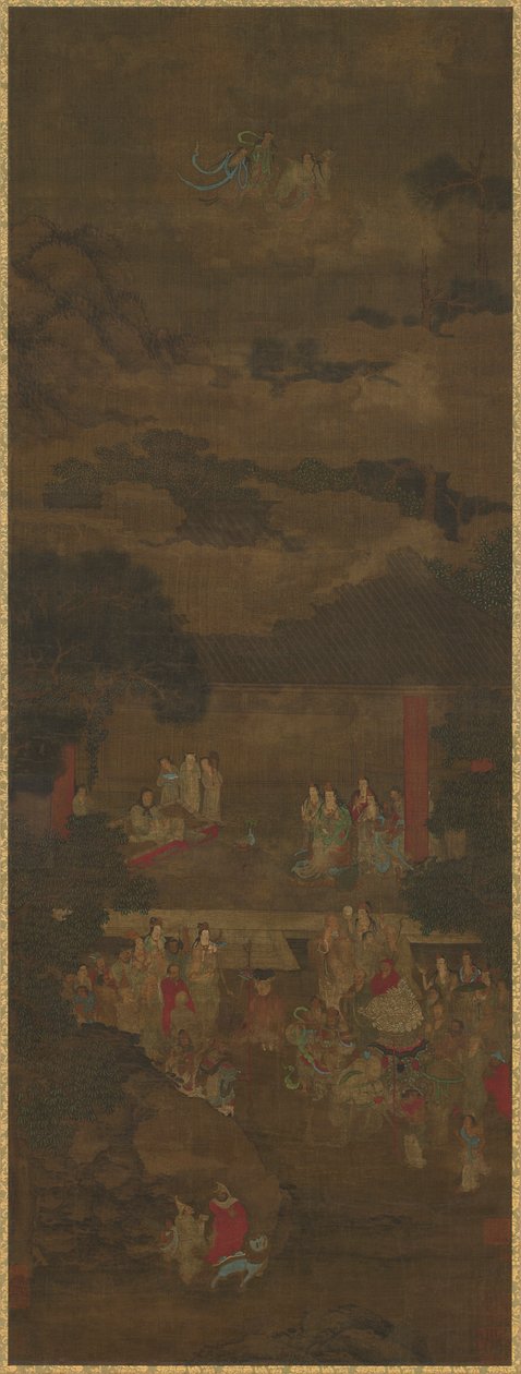 Diskursen til Vimalakirti og Manjusri, 1500-1700-tallet. av Unbekannt