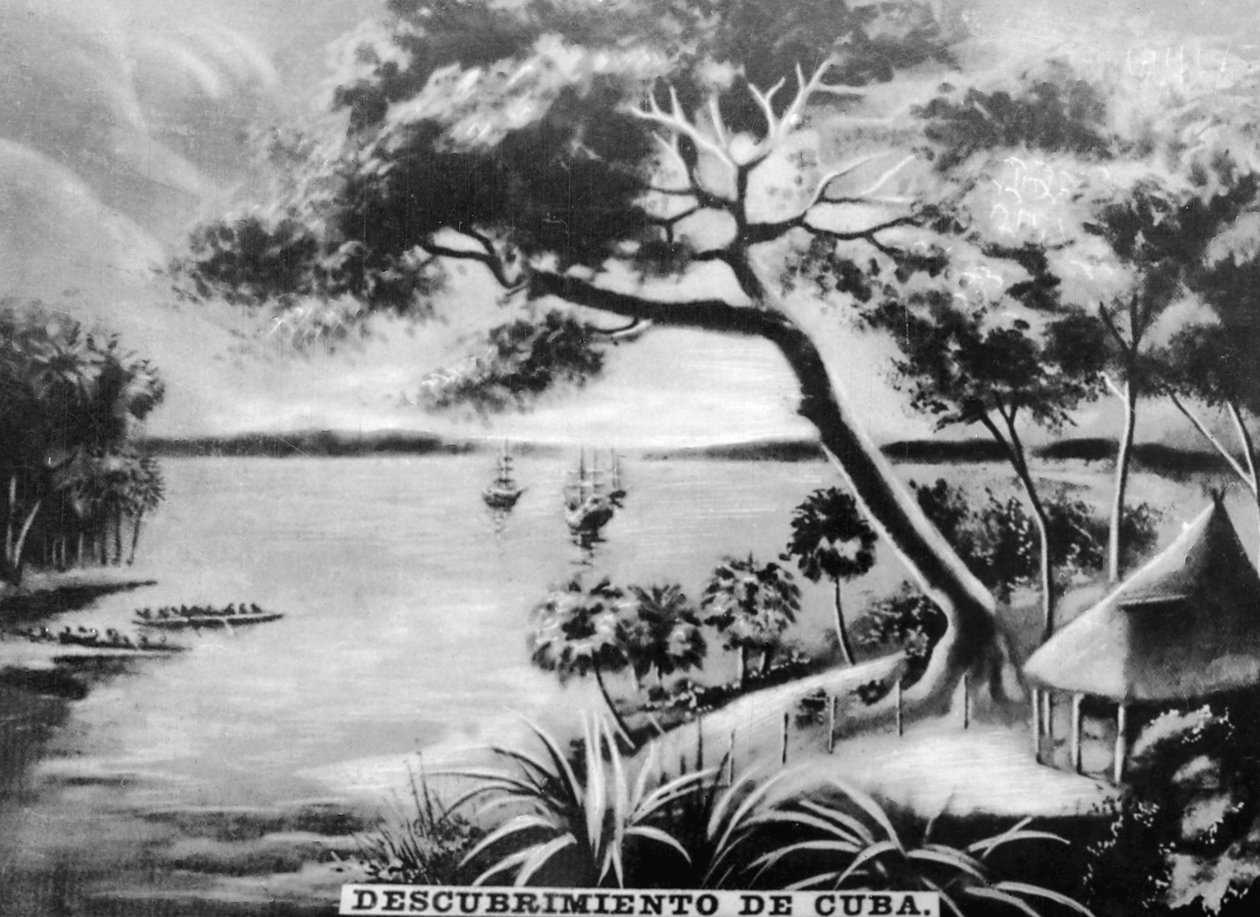 Oppdagelsen av Cuba, 1400-tallet, 1920-tallet av Unbekannt
