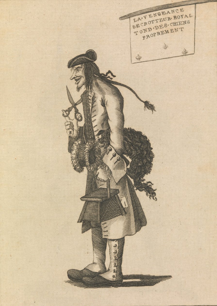 Hundefrisøren, 25. april 1771. av Unbekannt