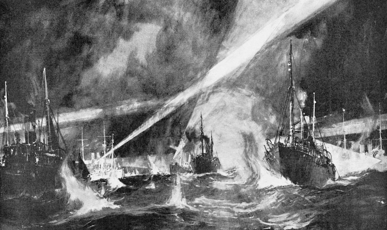 Dogger Bank-hendelsen, russisk-japanske krigen, 1904-5 av Unbekannt
