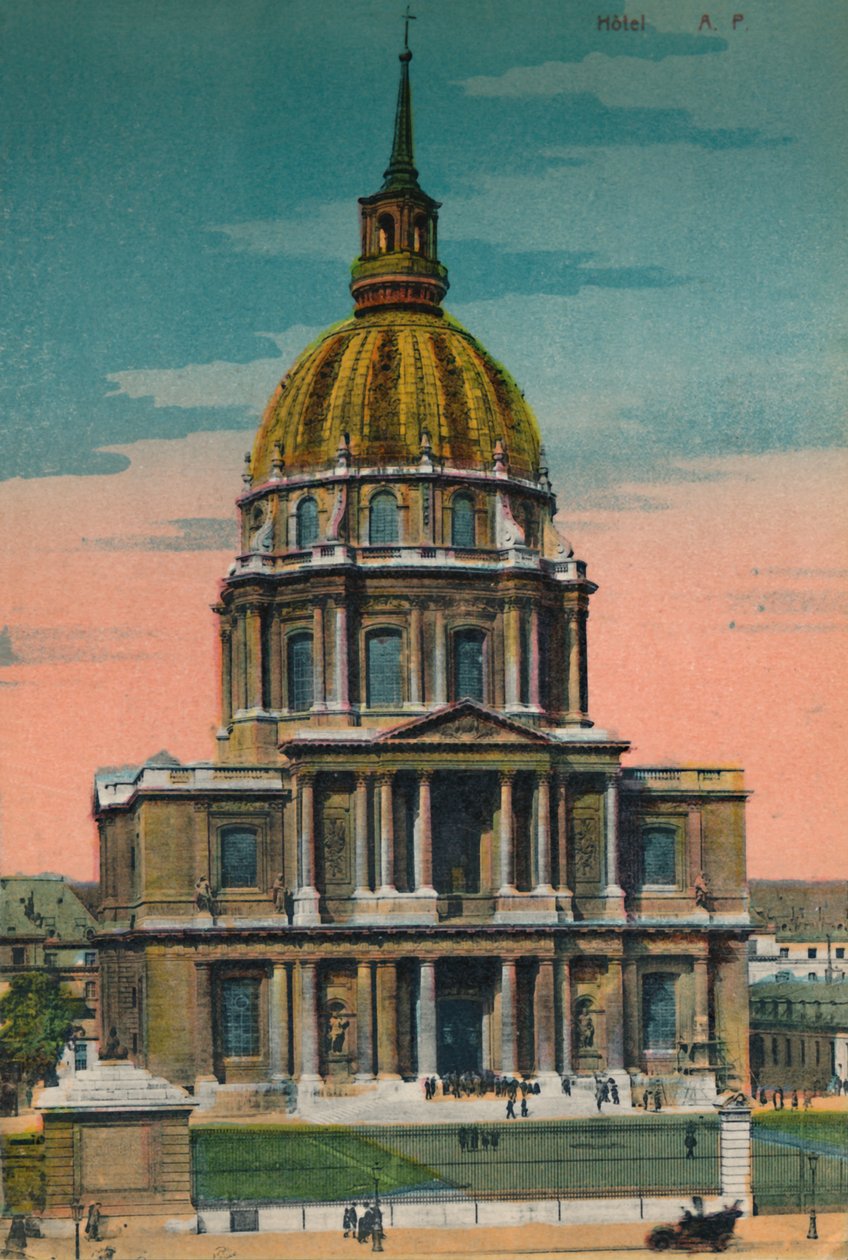 The Dome of Les Invalides, Paris, c1920 av Unbekannt