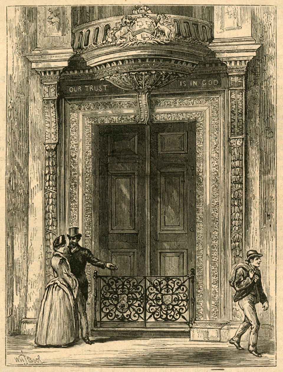 Døren til Saddlers Hall, 1897. av Unbekannt