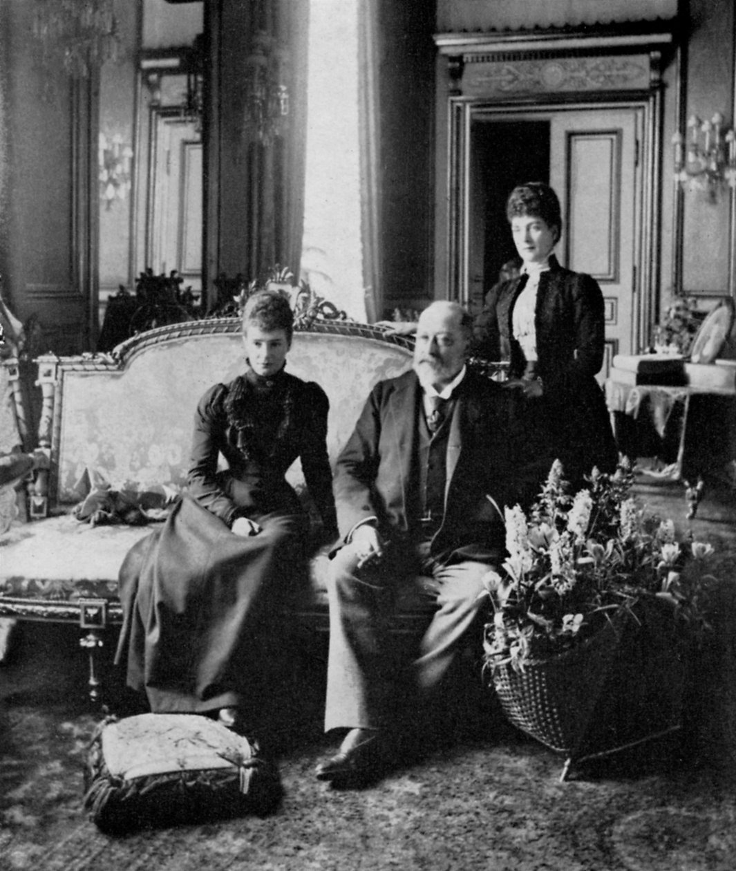 Enkekeiserinne av Russland, kong Edward VII og dronning Alexandra, mai 1900 1964 av Unbekannt