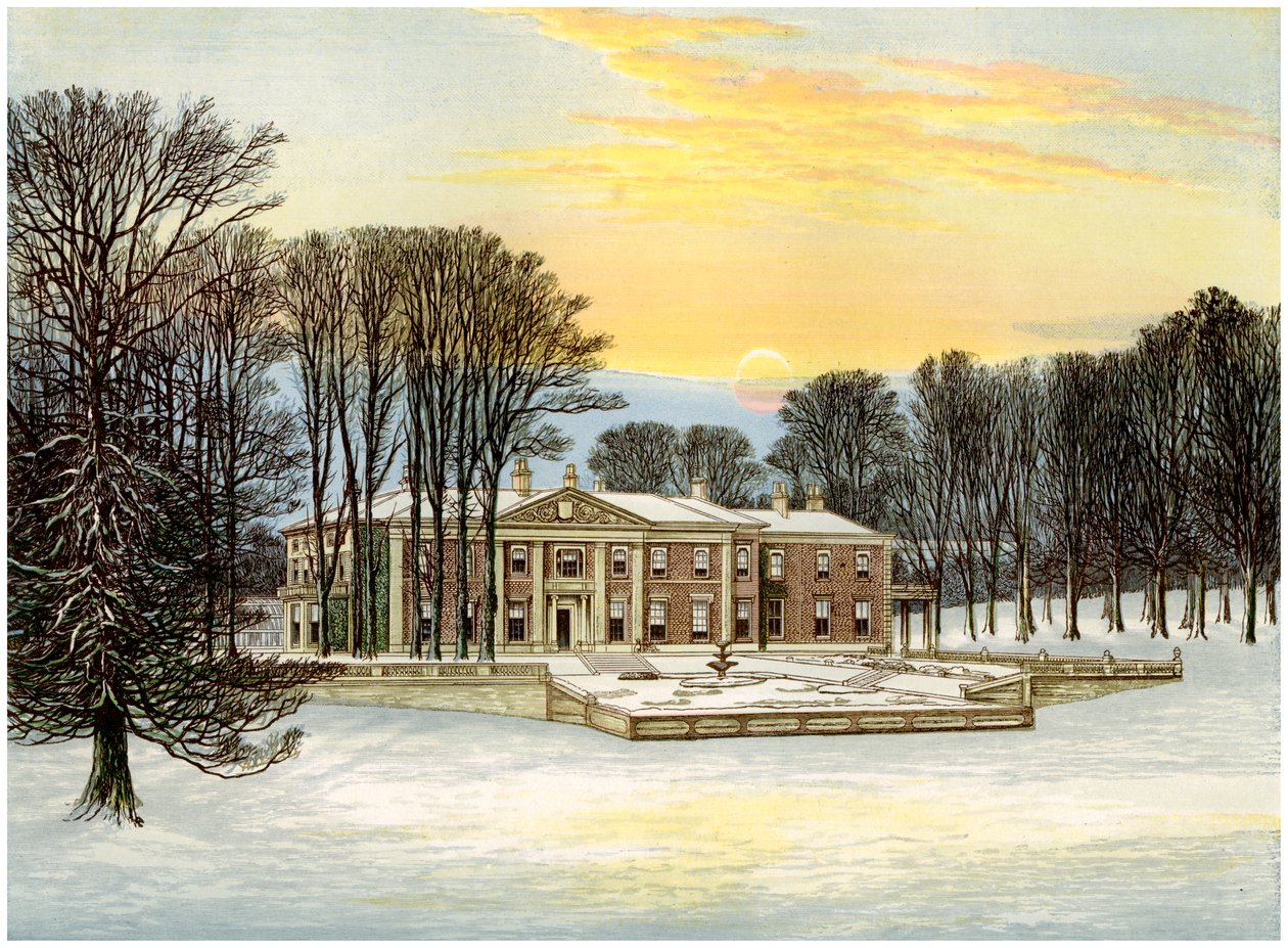 The Down House, Dorset, hjemmet til Baronet Smith-Marriott, c1880 av Unbekannt