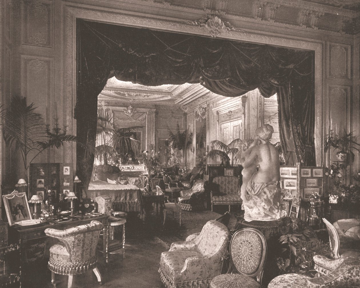 The Drawing Room på Sandringham House, Norfolk, 1894. av Unbekannt