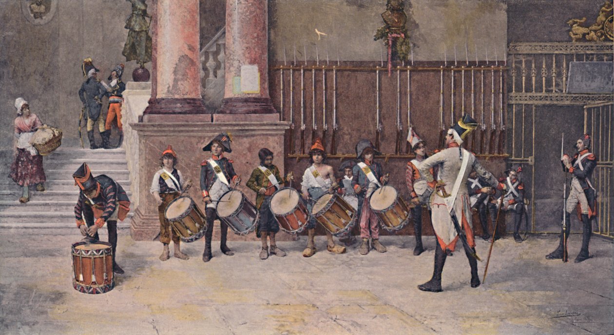 Republikkens trommeslagere, 1896 av Unbekannt