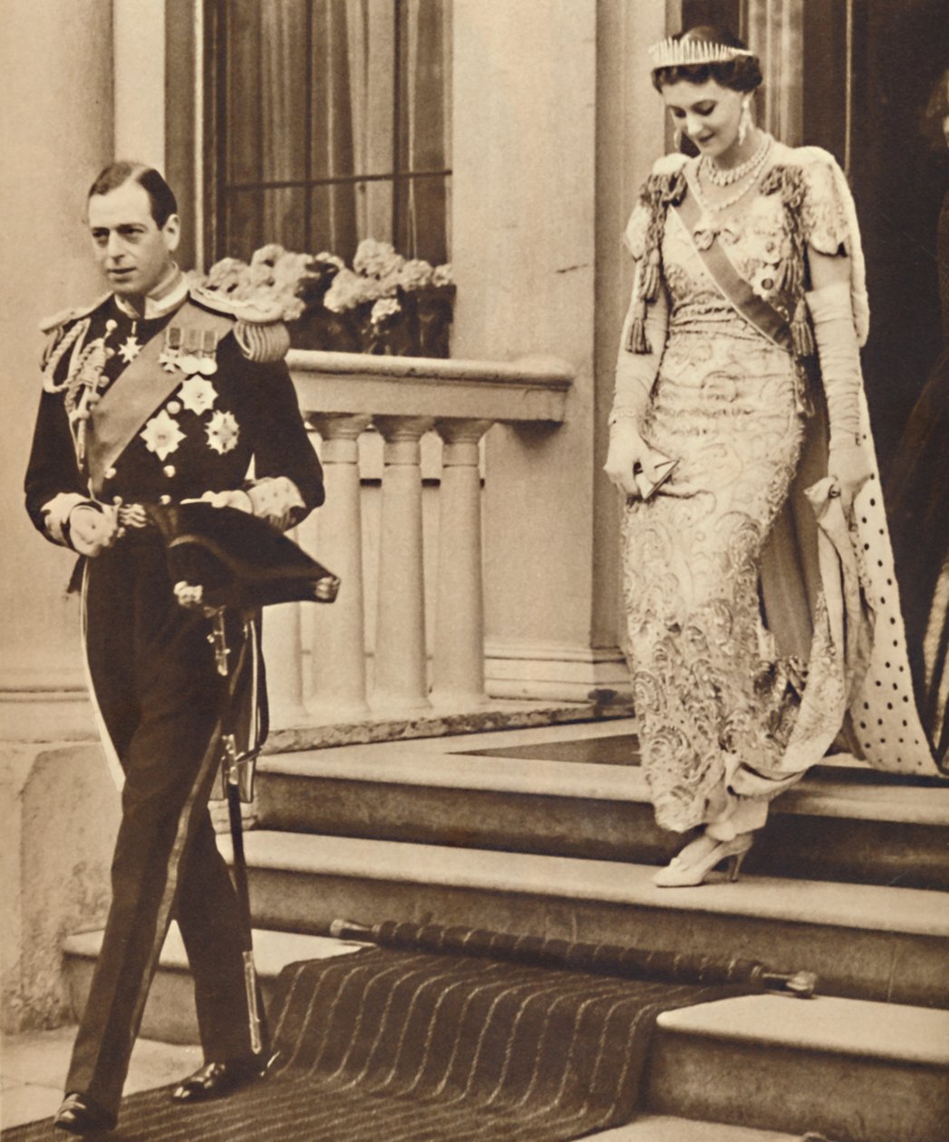 Hertugen og hertuginnen av Kent, 12. mai 1937. av Unbekannt