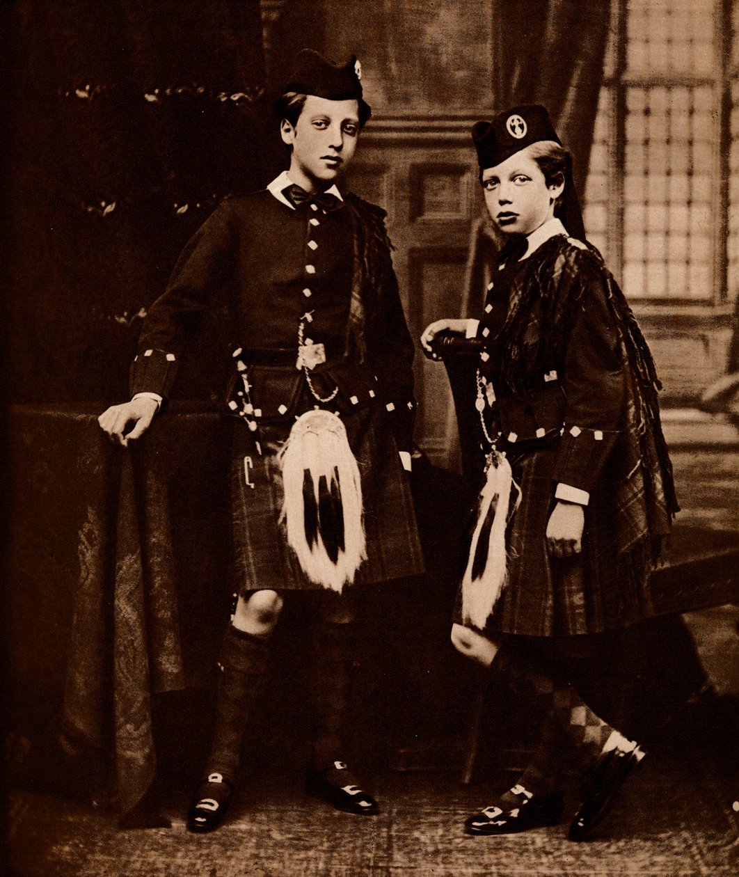 Hertugen av Clarence og kong George, 1875 1935 av Unbekannt