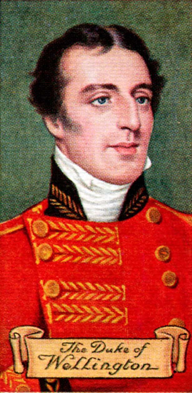 The Duke of Wellington, hentet fra en serie sigarettkort, 1935 av Unbekannt