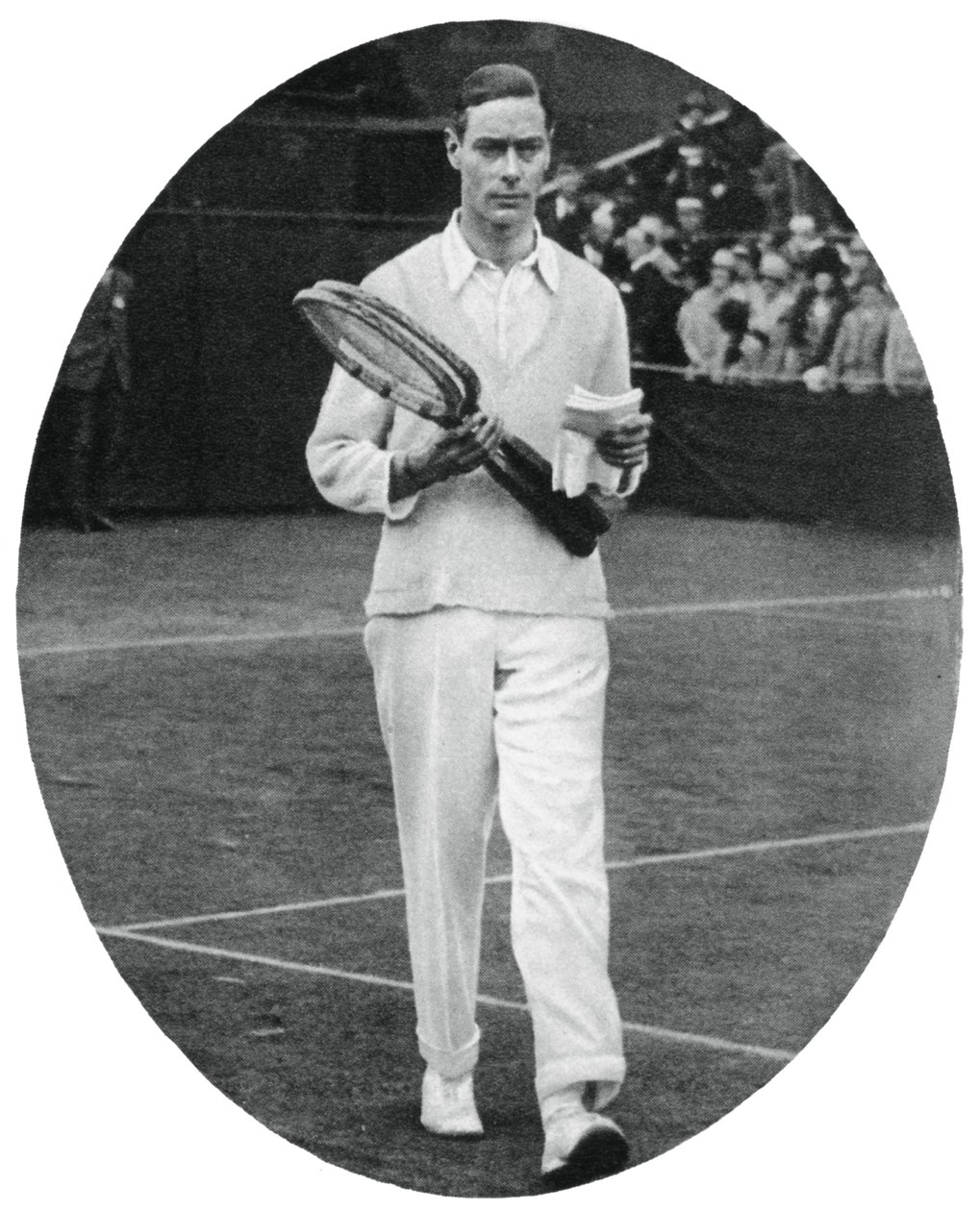 Hertugen av York som en konkurrent i herredouble på Wimbledon, 1926, 1937 av Unbekannt