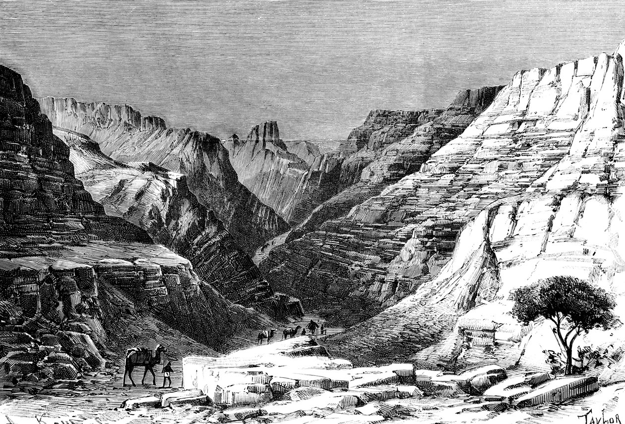 Egueri-juvet, Nord-Afrika, 1895 av Unbekannt