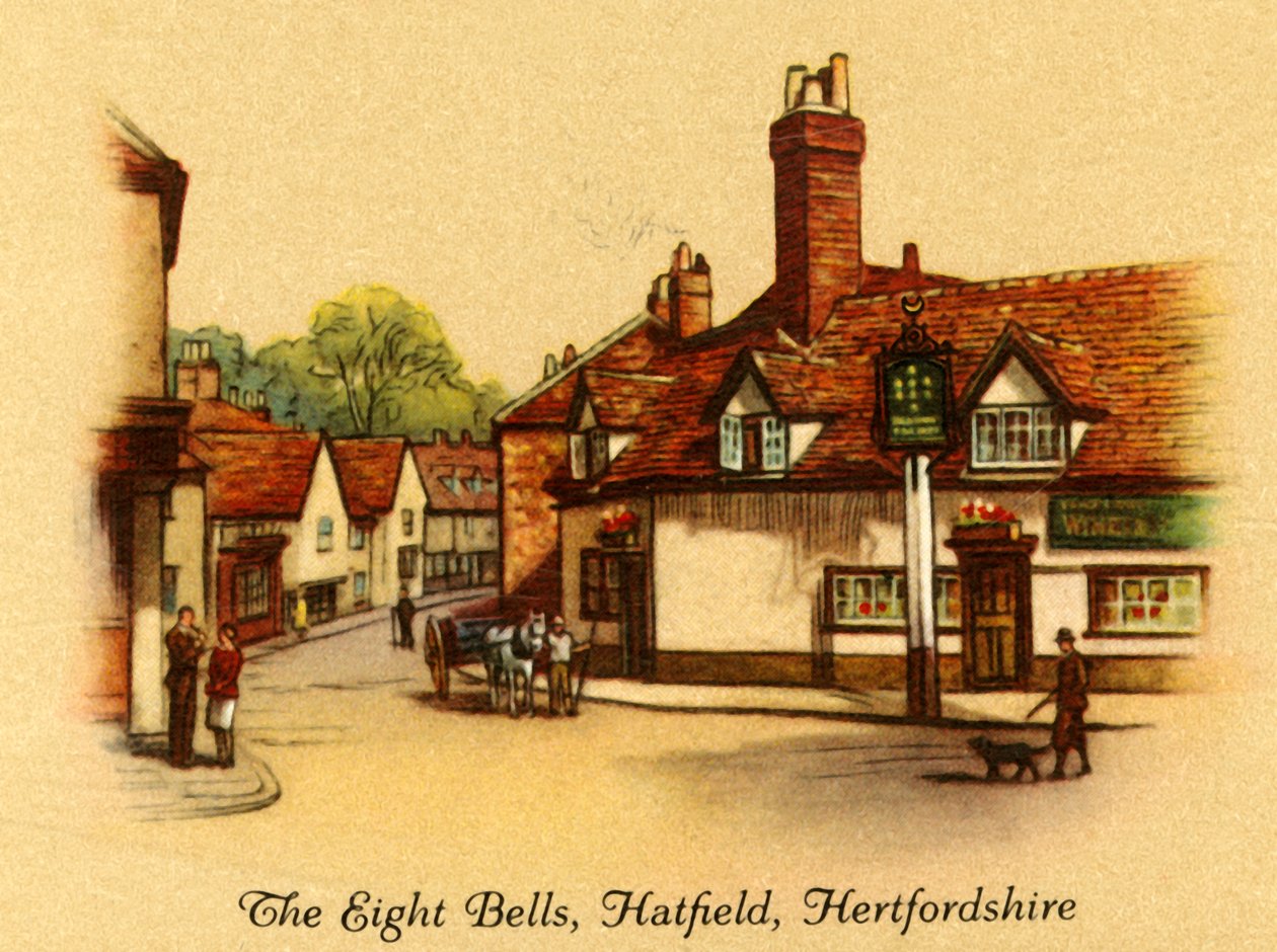 The Eight Bells, Hatfield, Hertfordshire, 1939. av Unbekannt