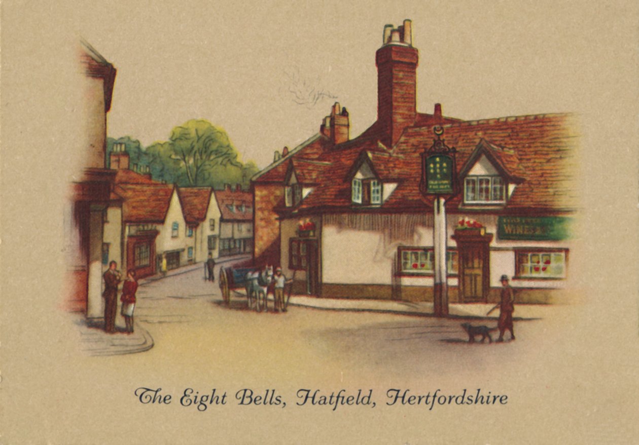 The Eight Bells, Hatfield, Hertfordshire, 1939 av Unbekannt