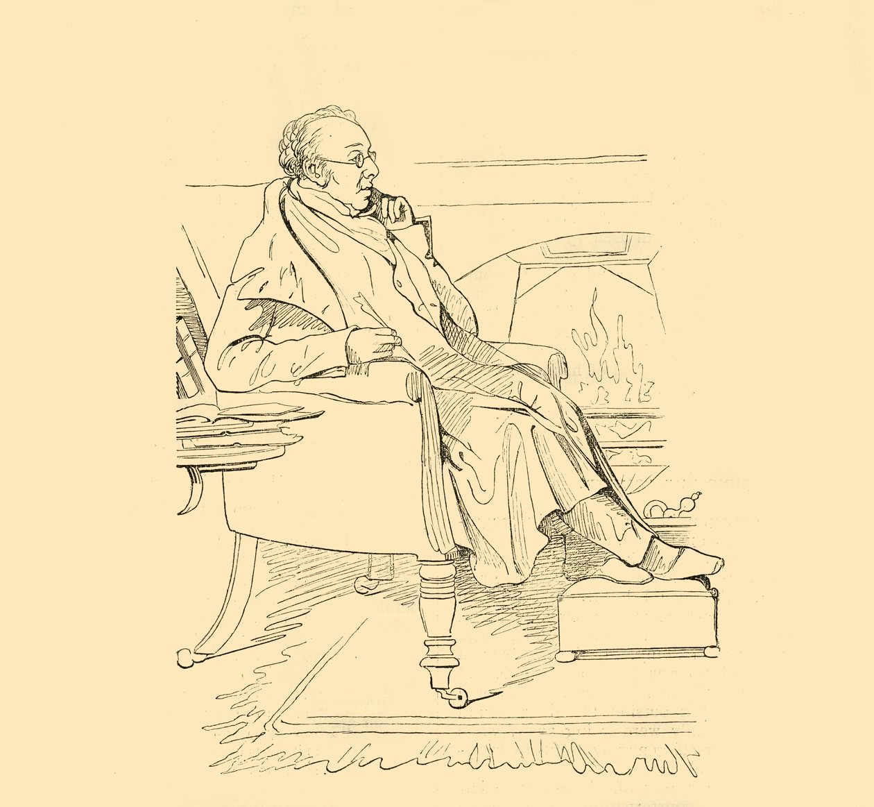 The Elder DIsraeli, ca 1840-tallet, 1881. av Unbekannt