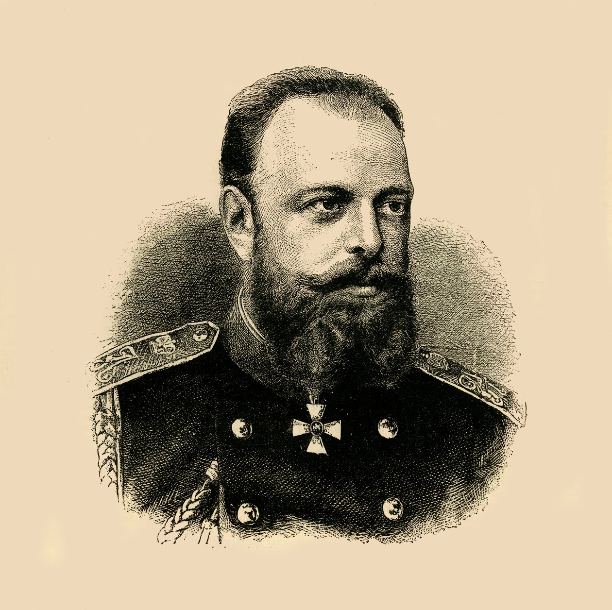 Keiseren Alexander III, 1881. av Unbekannt