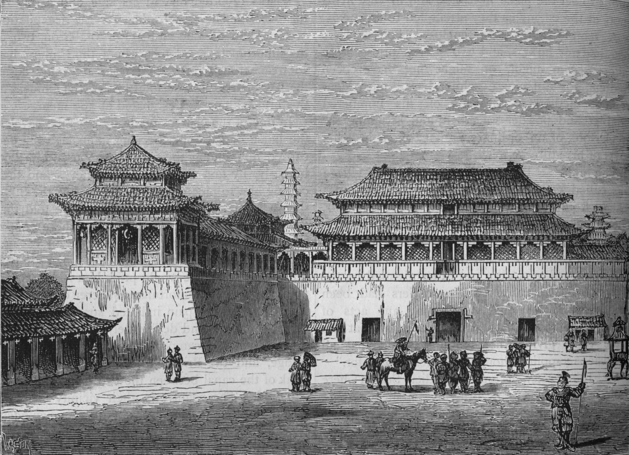Emperors Palace, Pekin, c1880 av Unbekannt