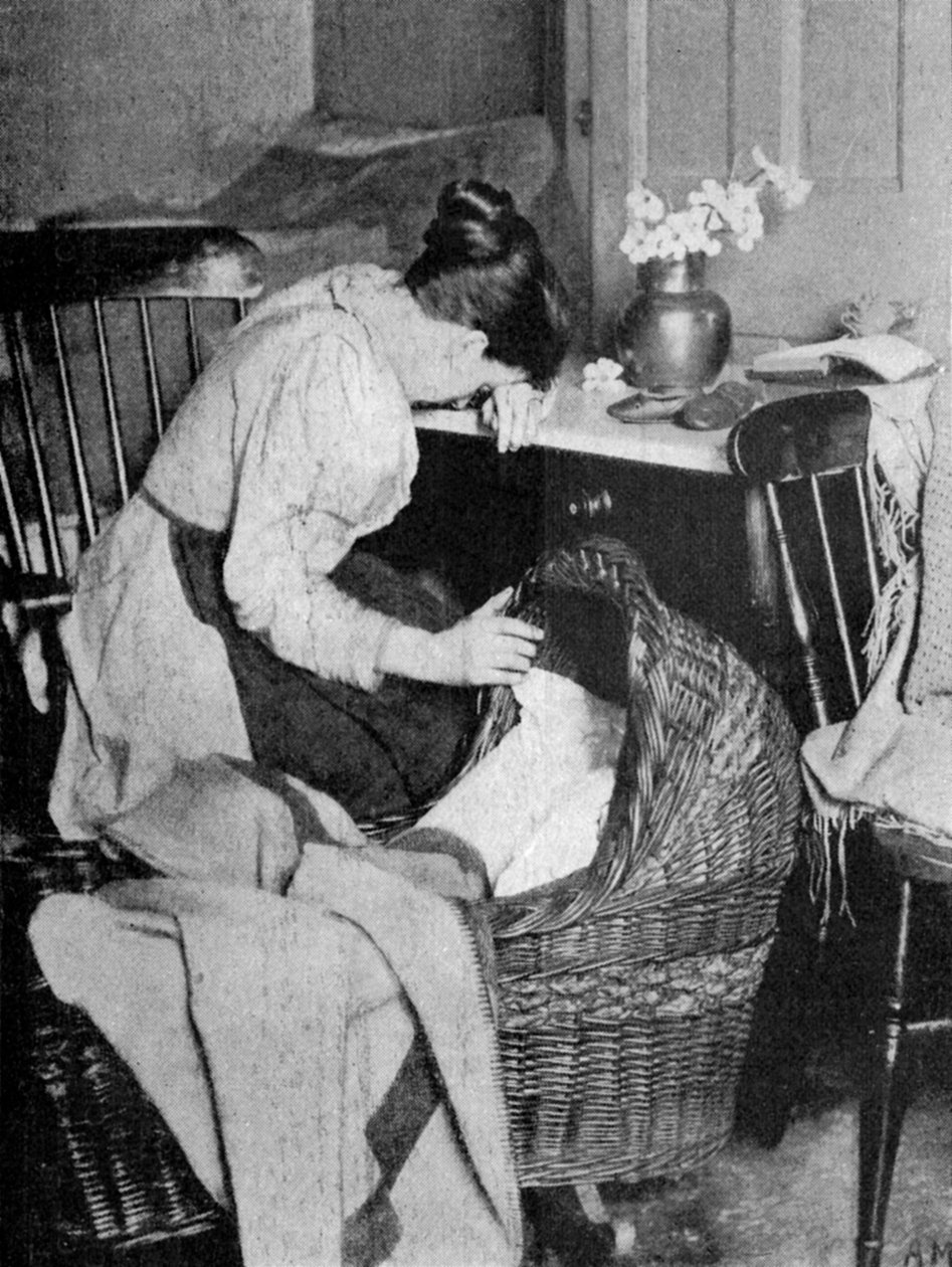 Den tomme vuggen, 1900 av Unbekannt