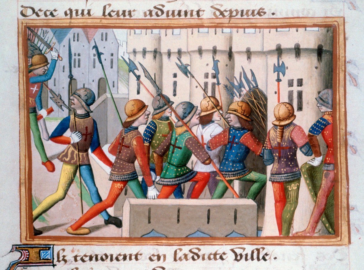 Engelskmennene ble jaget ut av Paris, april 1436, 1484 av Unbekannt