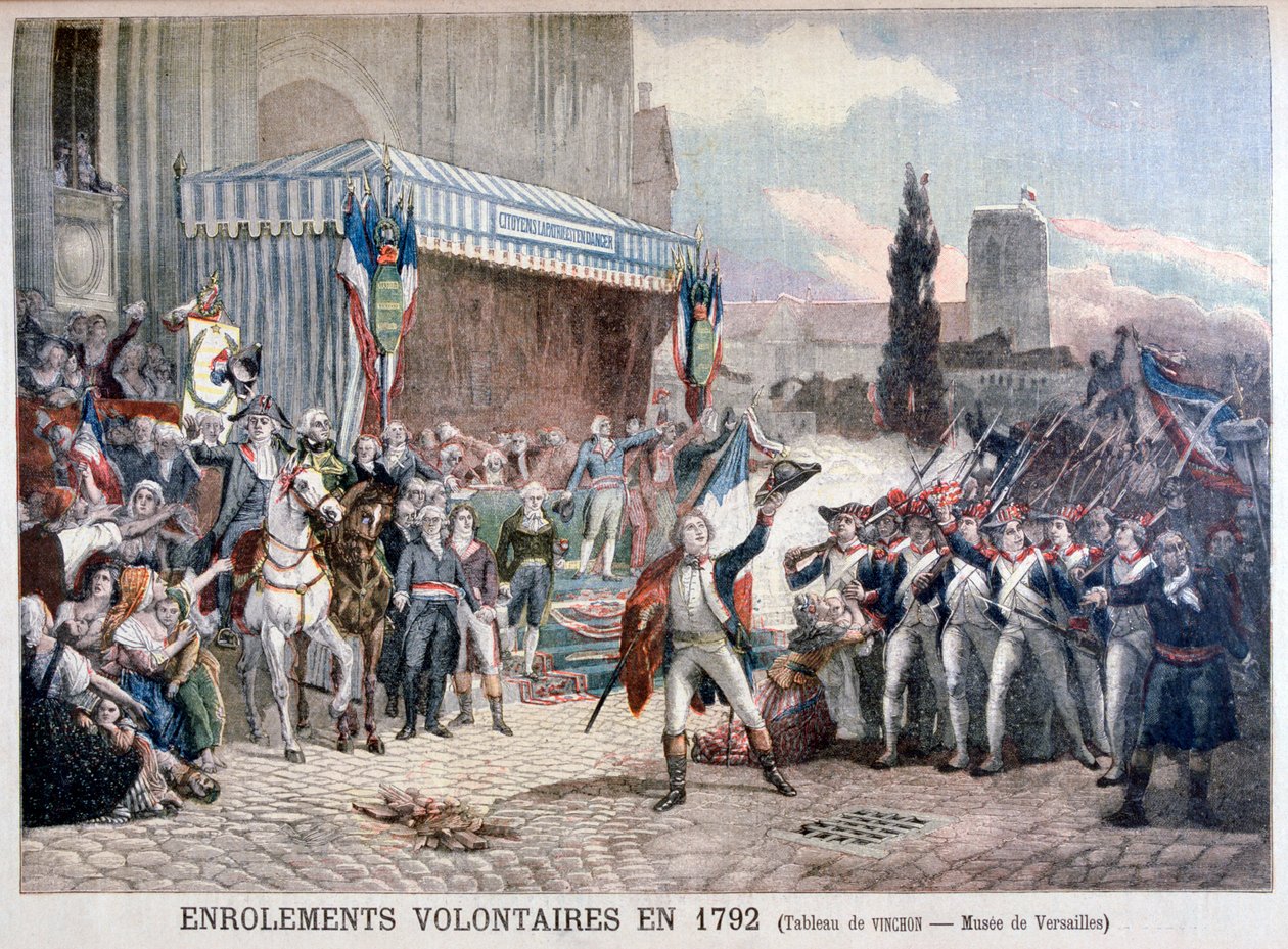 Innmeldingen av frivillige, 22. juli 1792, 1895 av Unbekannt