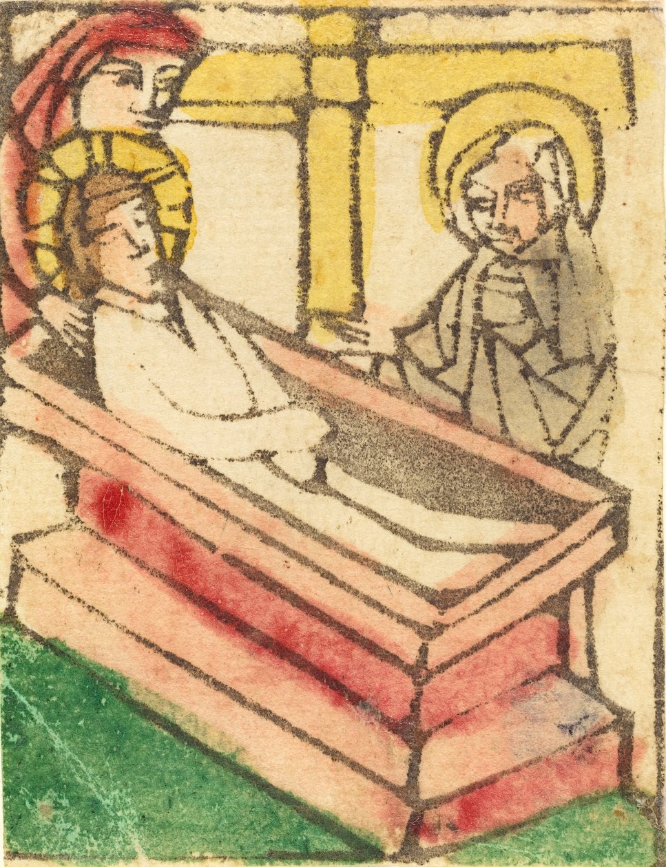 Gravleggingen, 14251450. av Unbekannt