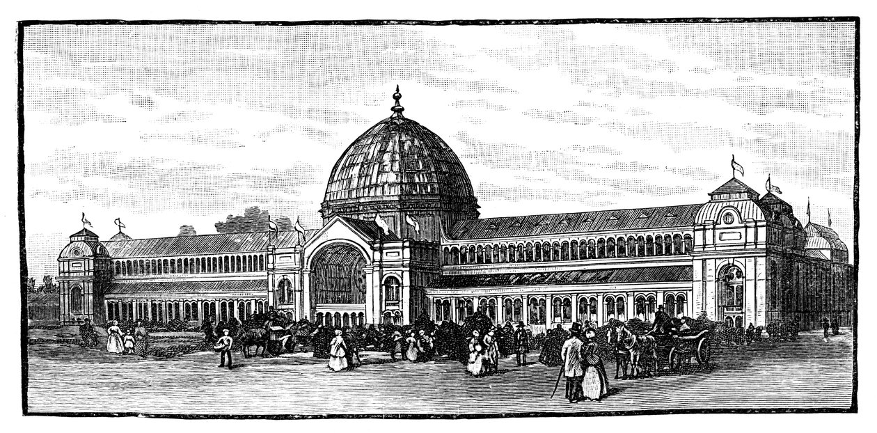 Utstillingsbygningen fra 1862 av Unbekannt