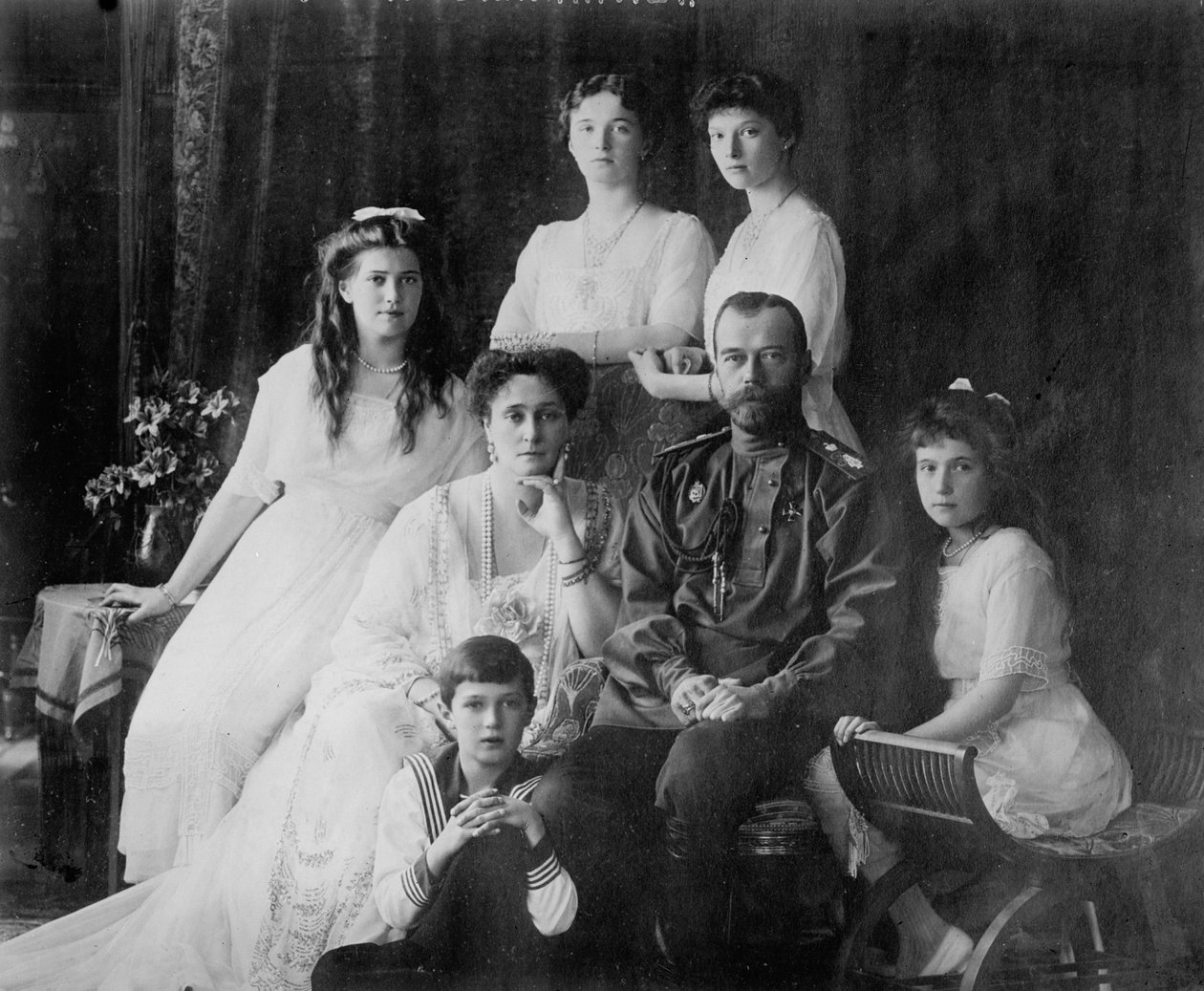 Familien til tsar Nicholas II av Russland, 1910-tallet. av Unbekannt